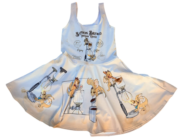Syphon Coffee Dragons Skater Dress