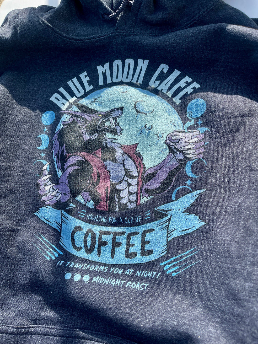 Blue Moon Cafe Unisex Hoodie