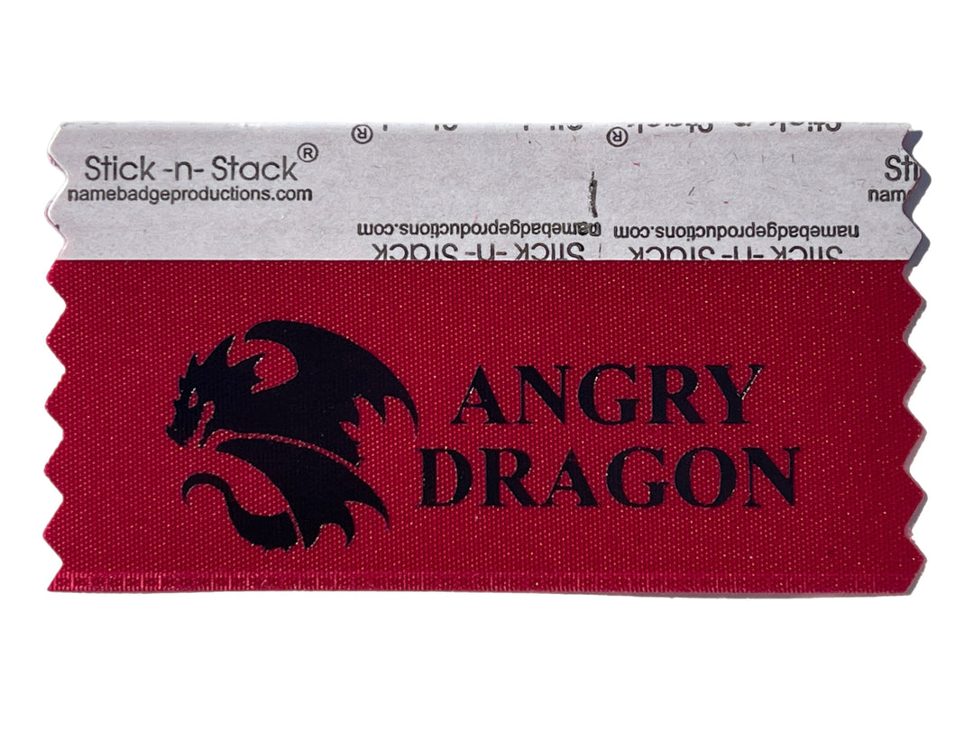 Angry Dragon Badge Ribbon