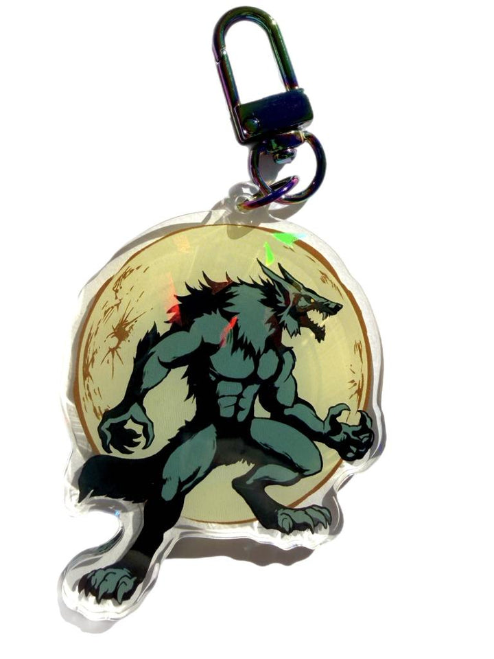 Werewolf Moon Keychain