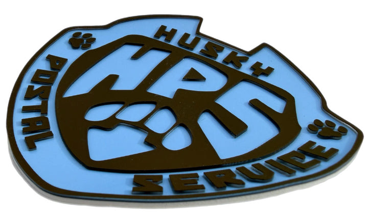 Husky Postal Service Sticker Patch