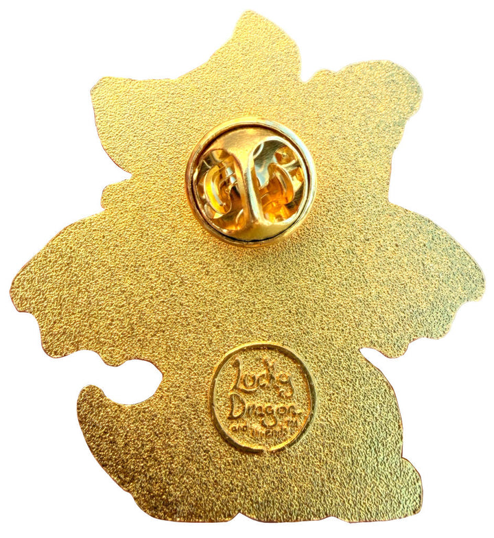 Beckoning Lucky Dragon Enamel Pin