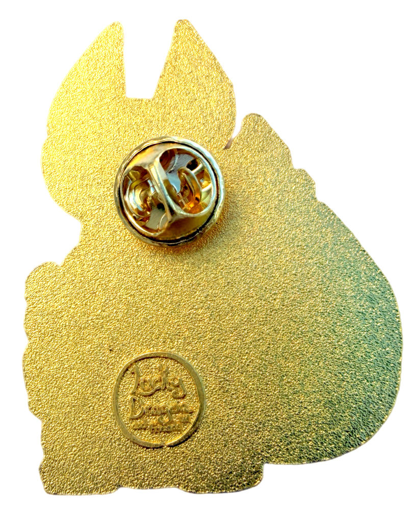 Sumi Kitsune Enamel Pin