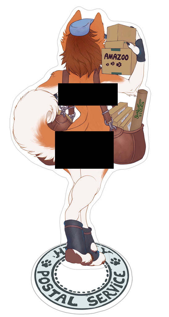 Package Dog NSFW Standee