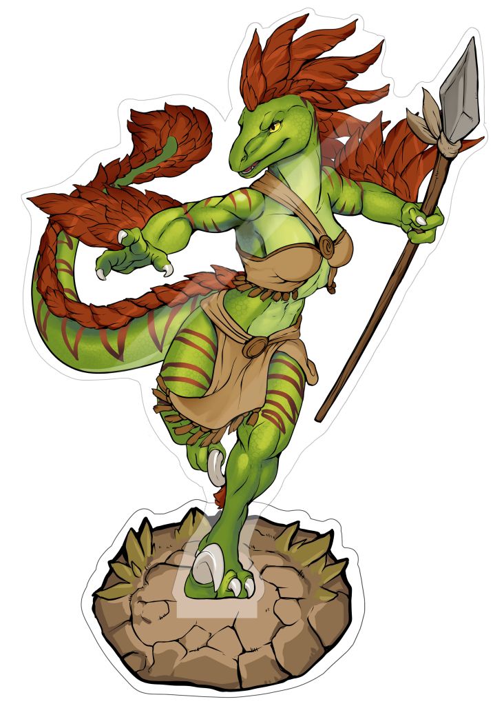 Uthalla Raptor Acrylic Standee