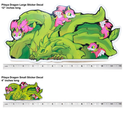 Peeking Pitaya Dragon Sticker