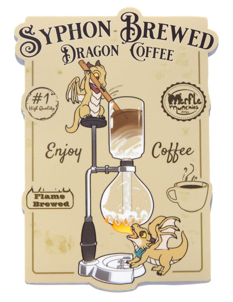 Syphon Coffee Dragons Sticker