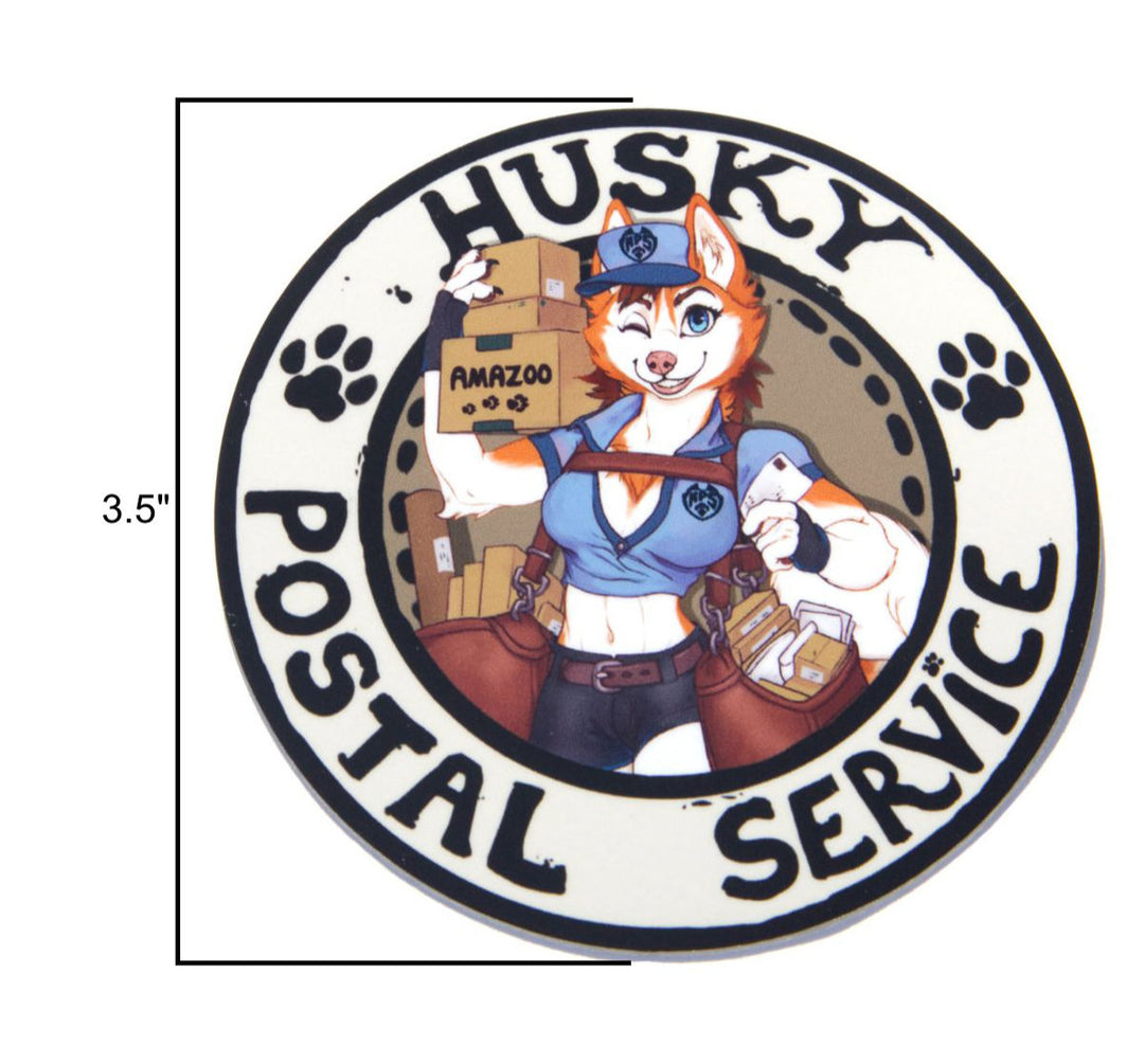 Husky Postal Service Sticker