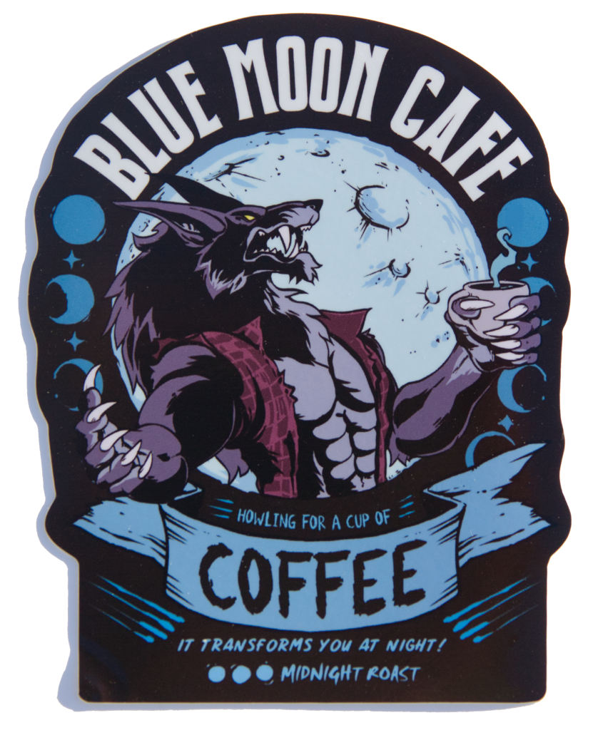 Blue Moon Cafe Sticker