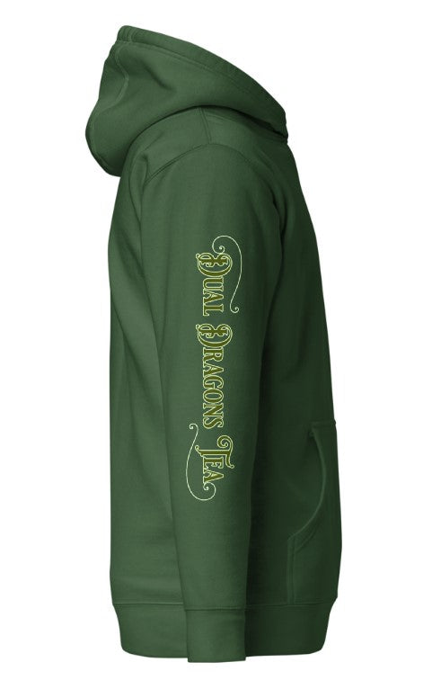 Dual Dragons Tea Brewing Unisex Hoodie