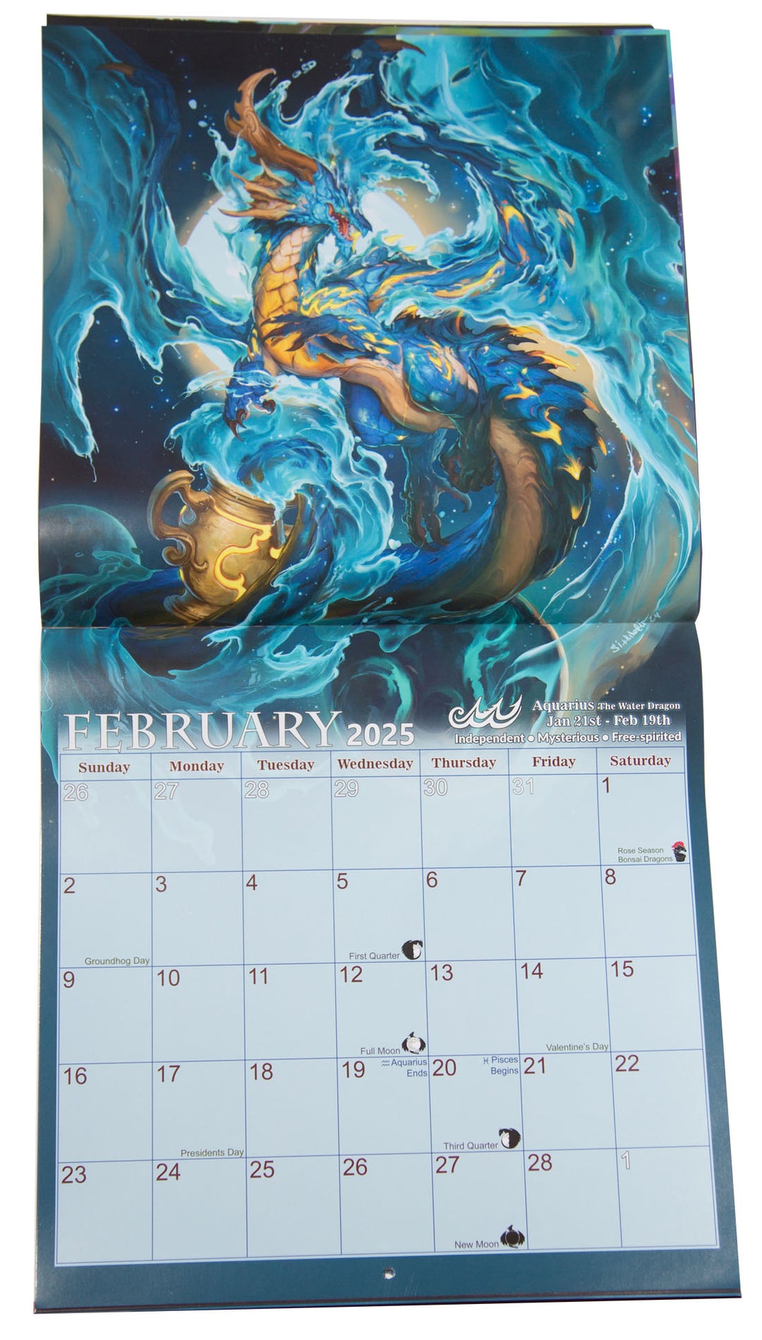 2025 Zodiac Dragons Calendar