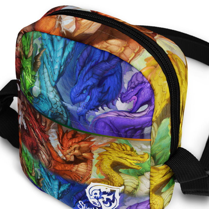 Spectrum of Dragons Utility Crossbody Bag