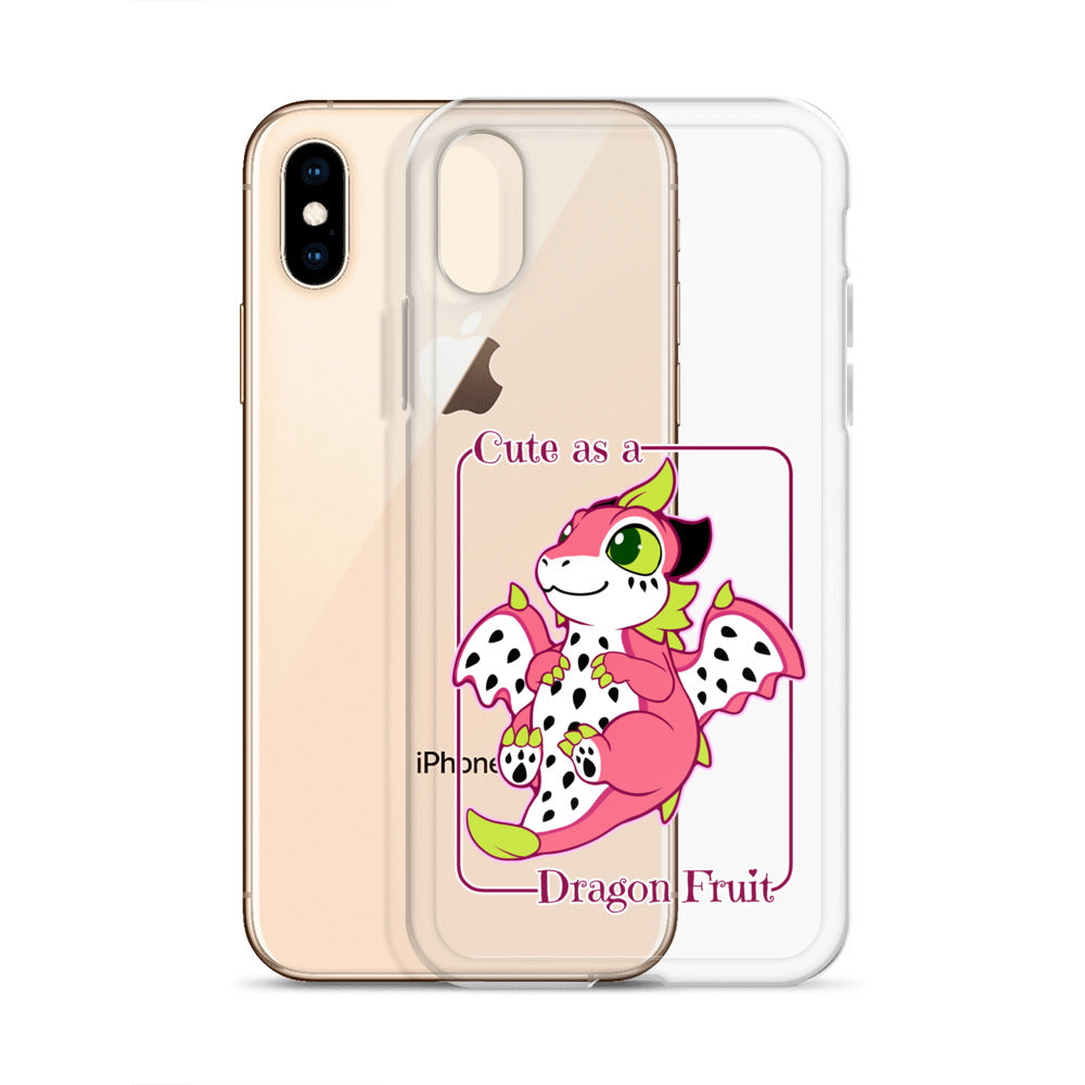 Cute as a Dragon Fruit Clear Case for iPhone®