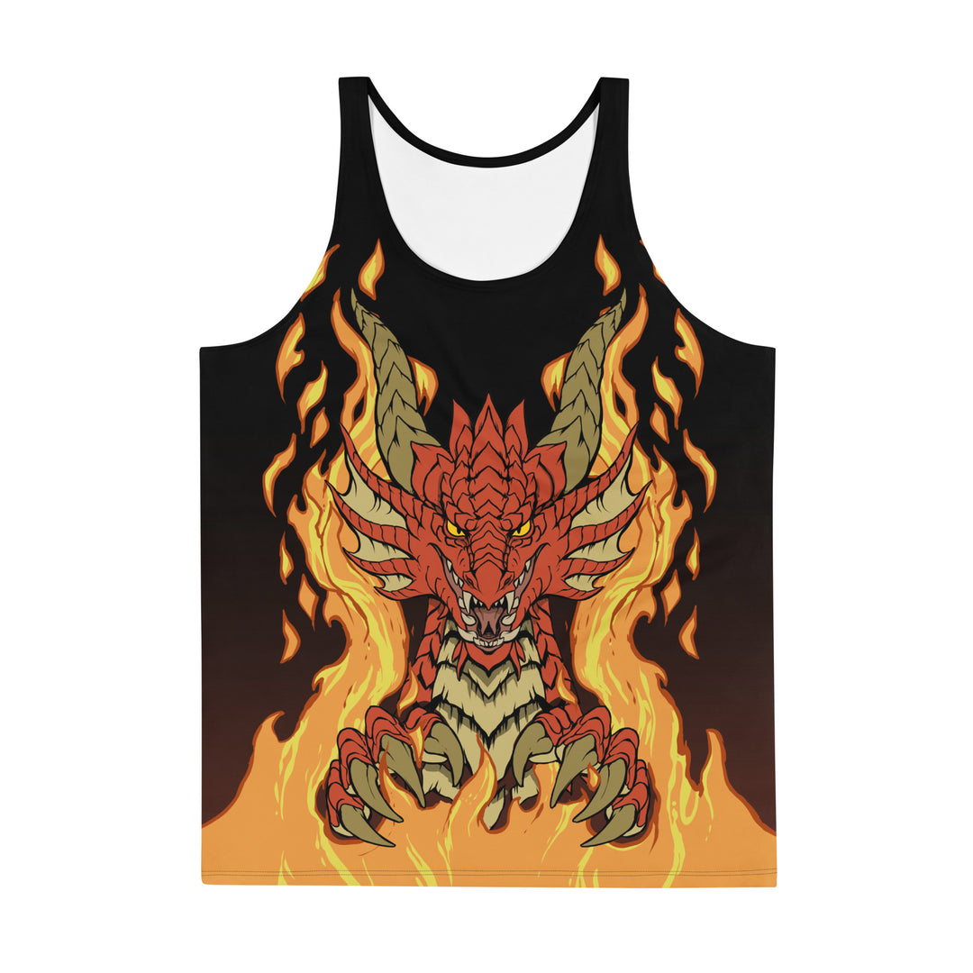 Dragon Transformation Tank Top Red [CON]