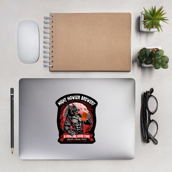 Night Howler Brewery Werewolf Grey Sticker