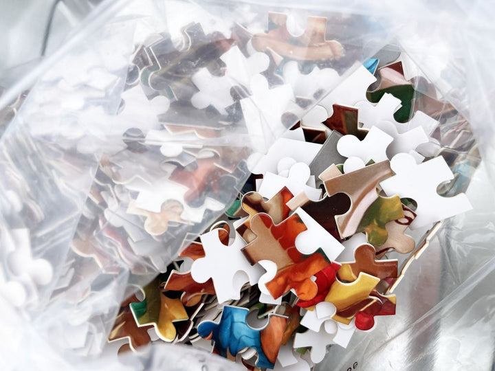 The Noodle Dragons Jigsaw Puzzle with Tin