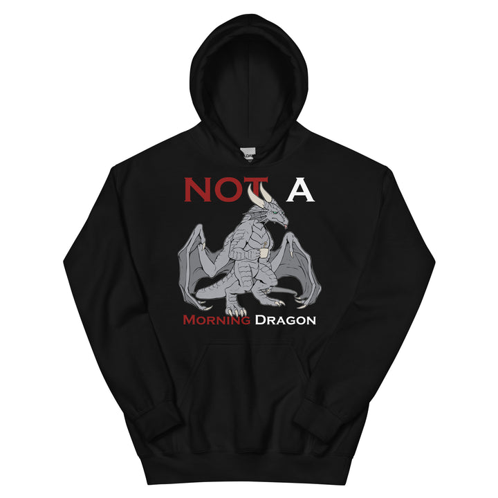 Not A Morning Dragon Silver Hoodie [CON]