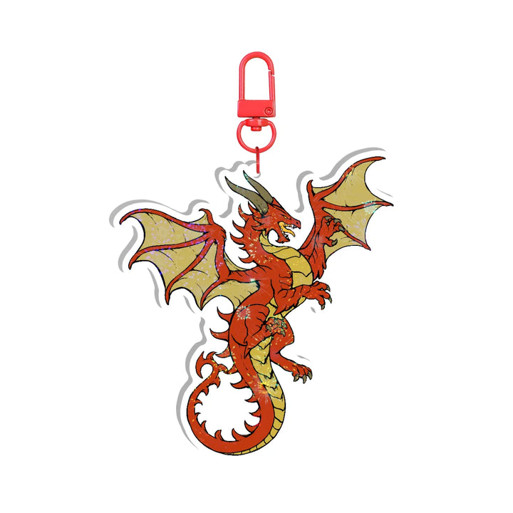 Red Dragon Keychain