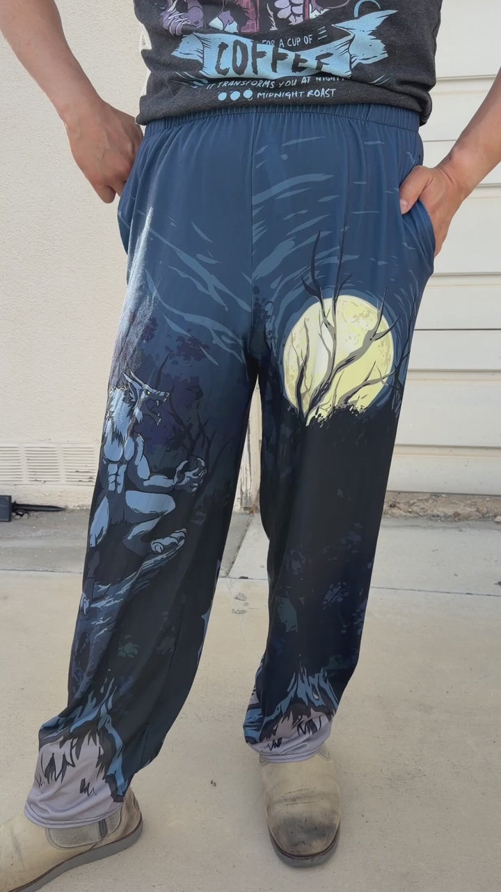 Werewolf Transformation Unisex Wide-Leg Pants