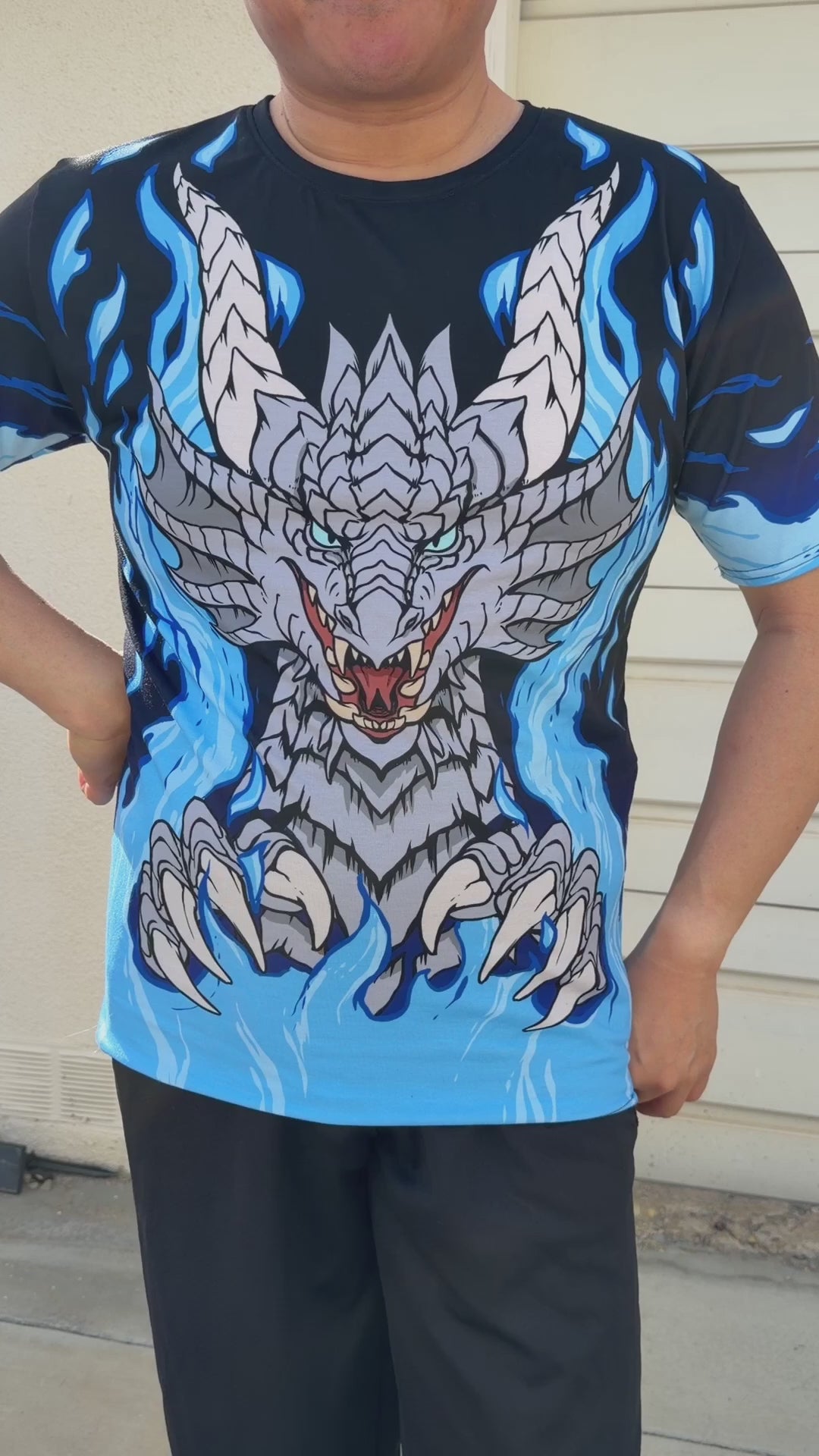 Dragon Transformation Silver T-Shirt