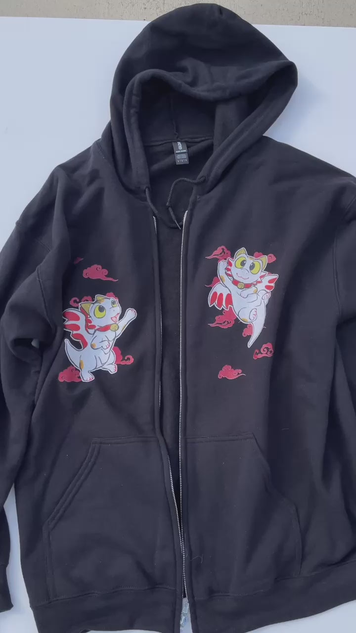 Lucky Dragon Unisex Heavy Blend Zip Hoodie