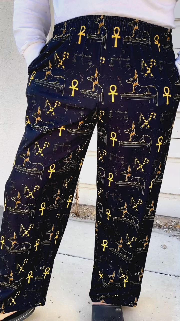 Anubis unisex wide-leg pants
