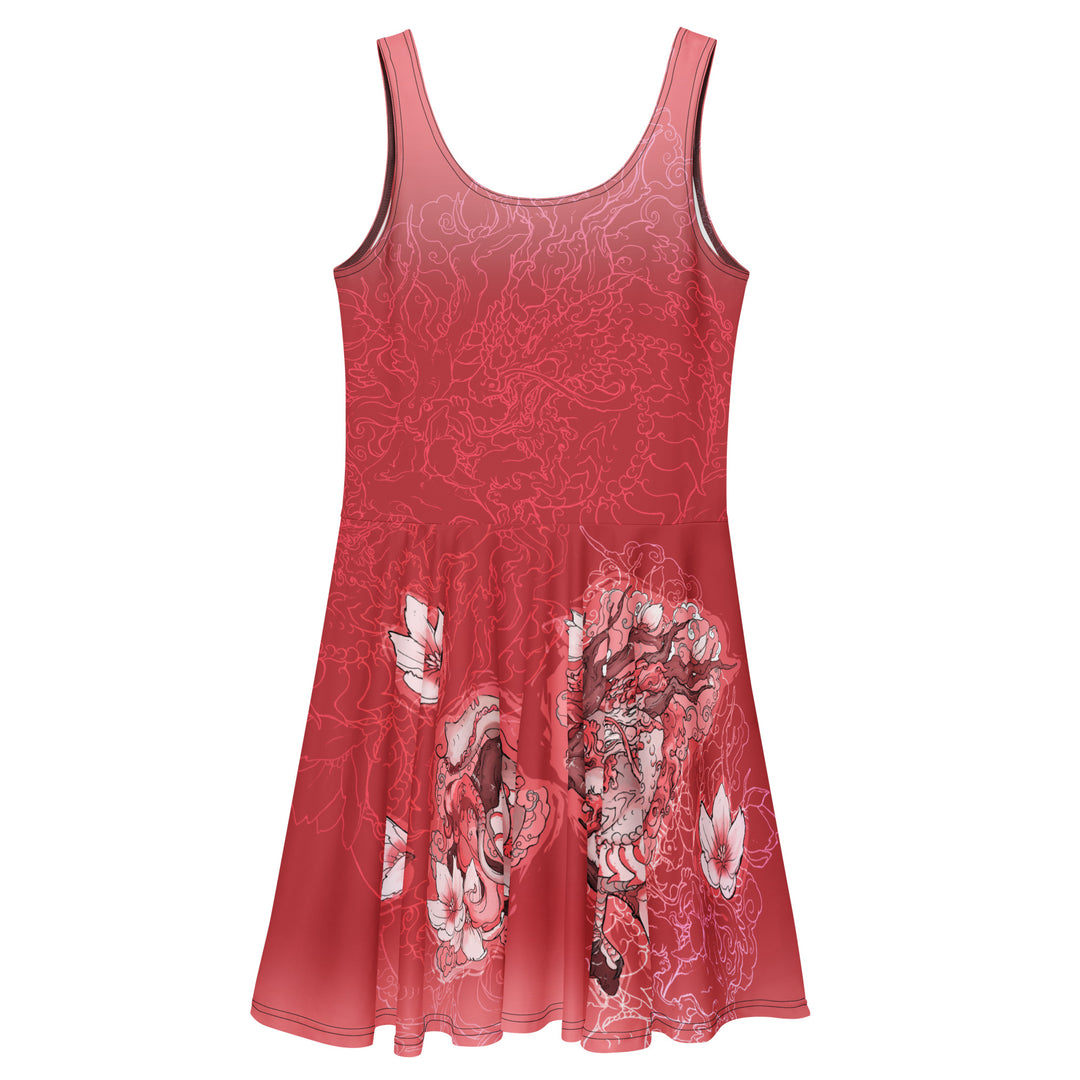 Sakura Dragon Skater Dress [CON]