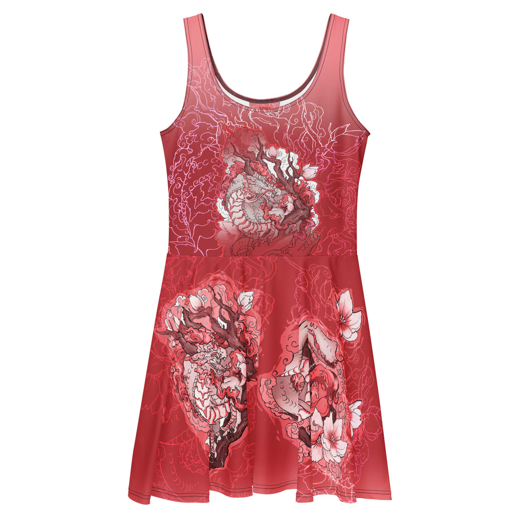 Sakura Dragon Skater Dress [CON]
