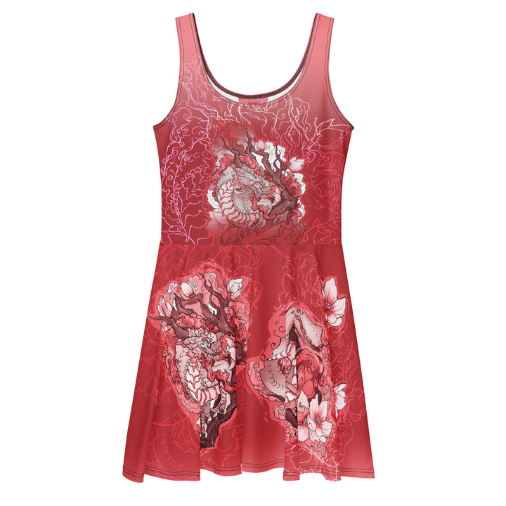 Sakura Dragon Skater Dress [CON]