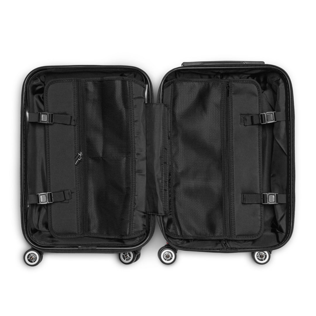 Surfing Sushi Dragons Hard-shell suitcase
