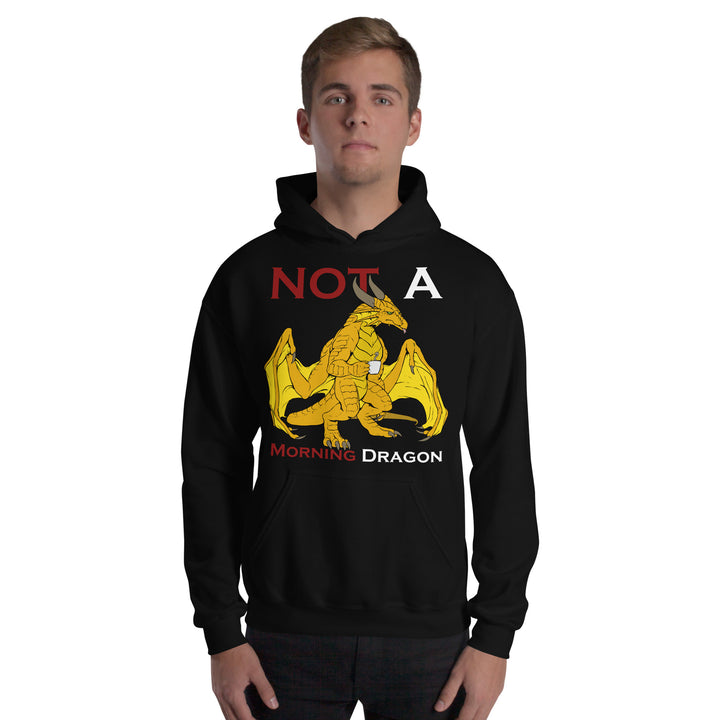 Not a Morning Dragon Gold Unisex Hoodie