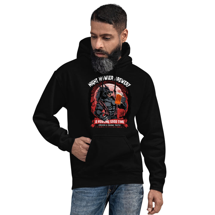 Night Howler Brewery Werewolf Black Unisex Hoodie