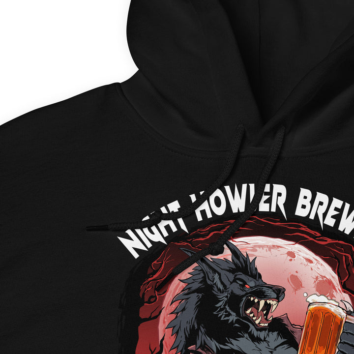 Night Howler Brewery Werewolf Black Unisex Hoodie