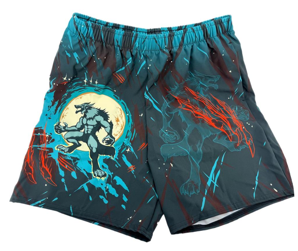 Werewolf Night Men's Swim Trunks Grey [CON]