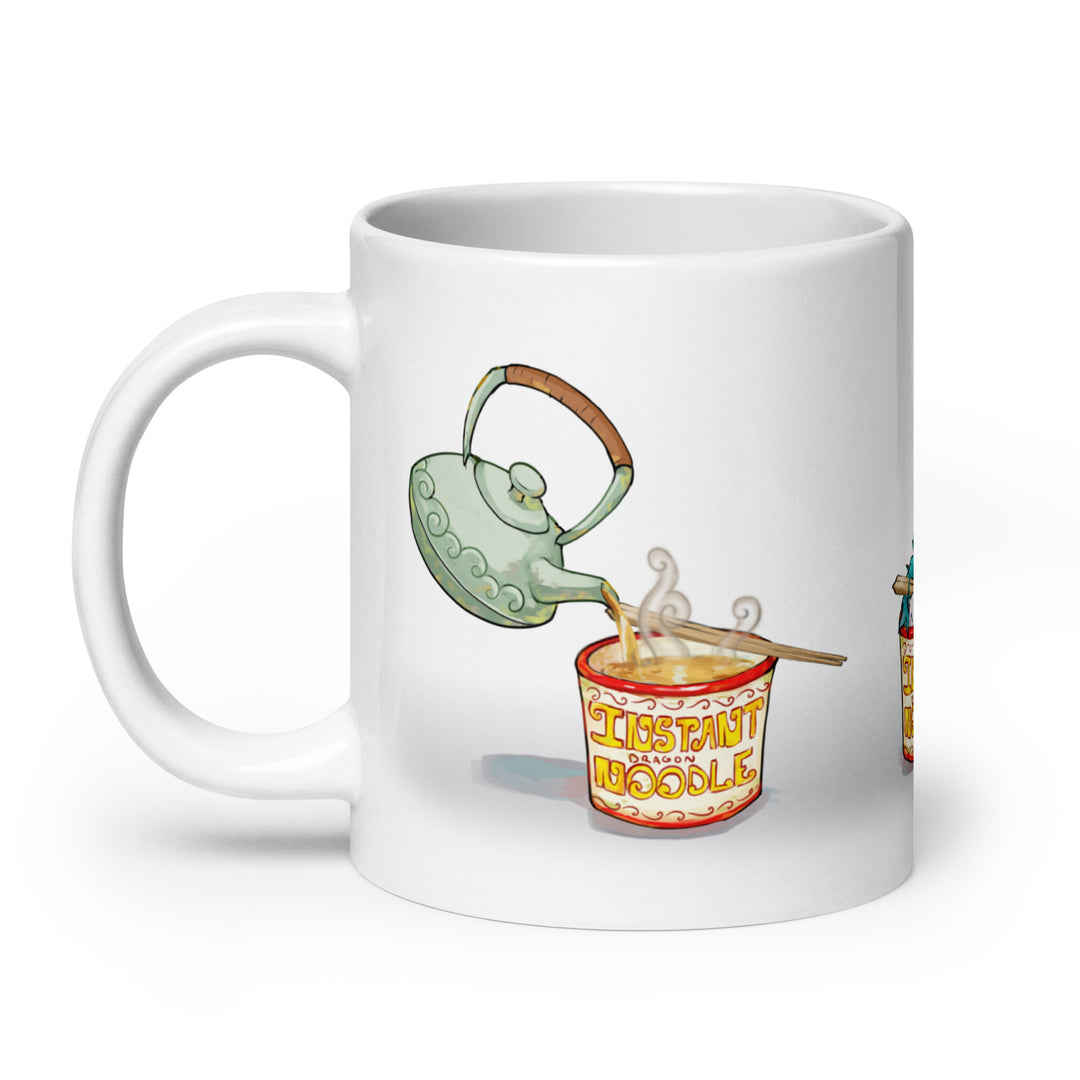 Instant Noodle Dragon 20 oz Glossy Mug
