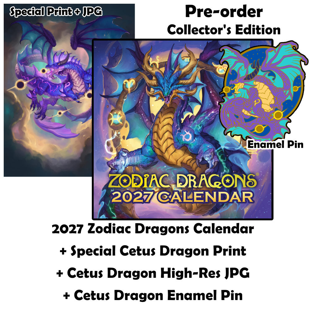 2027 Zodiac Dragons Calendar [Preorder]