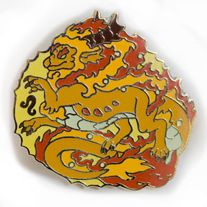 2018 Zodiac Dragons Leo Pin
