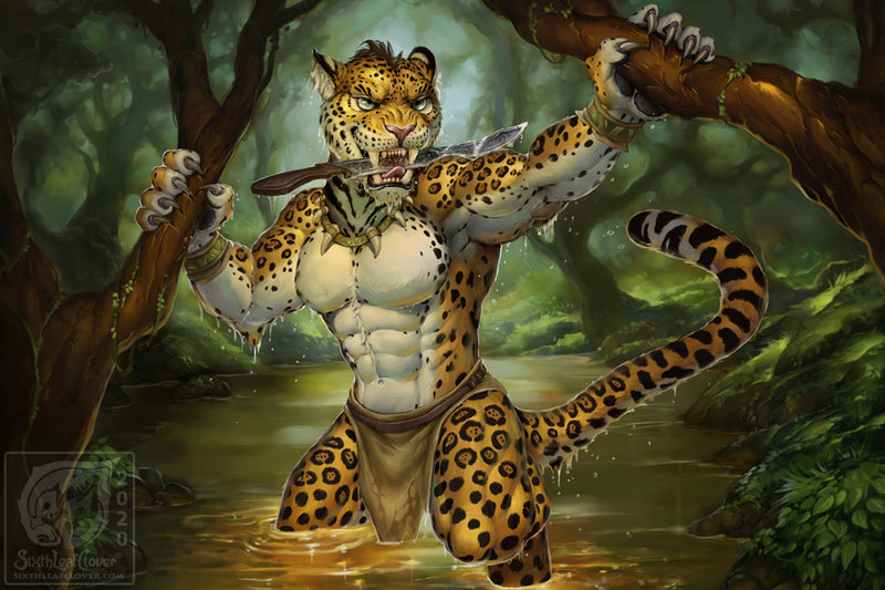 The Shadowed Jungle Fantasy Art by SixthLeafClover