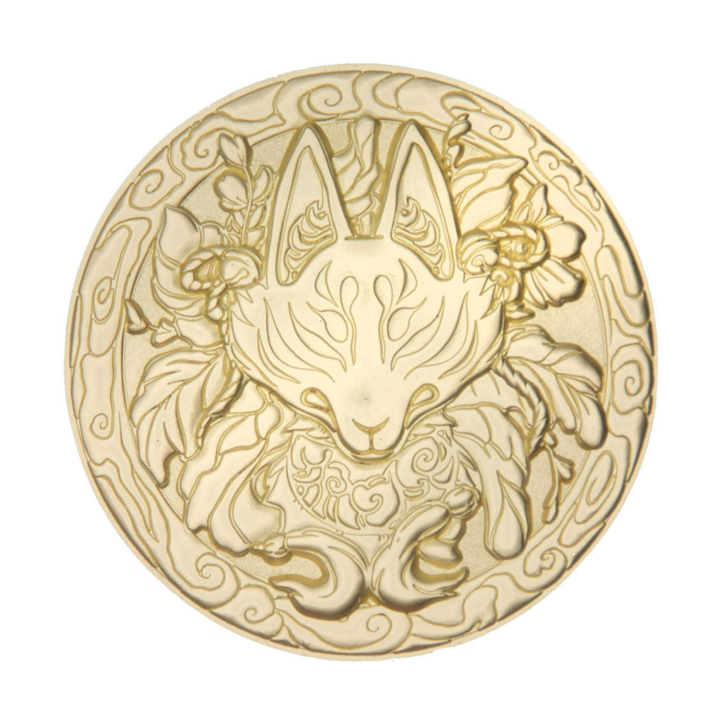 Kitsune Collectible Coin Sixthleafclover Studios