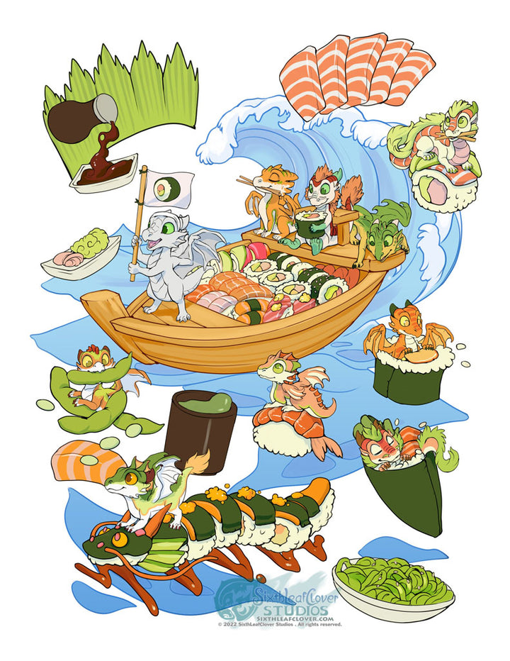 Sushi Dragon Party