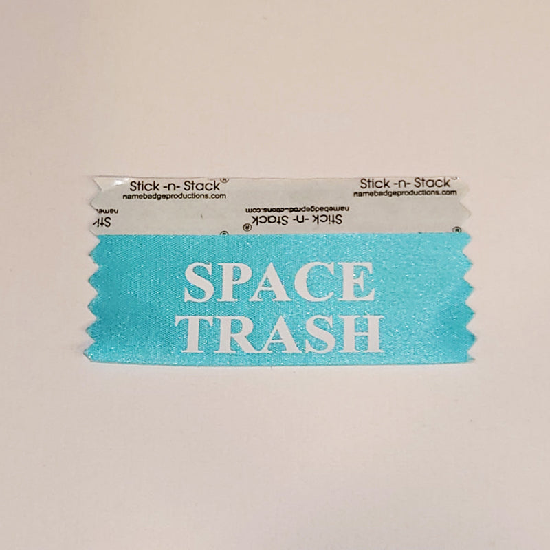 Space Trash Badge Ribbon