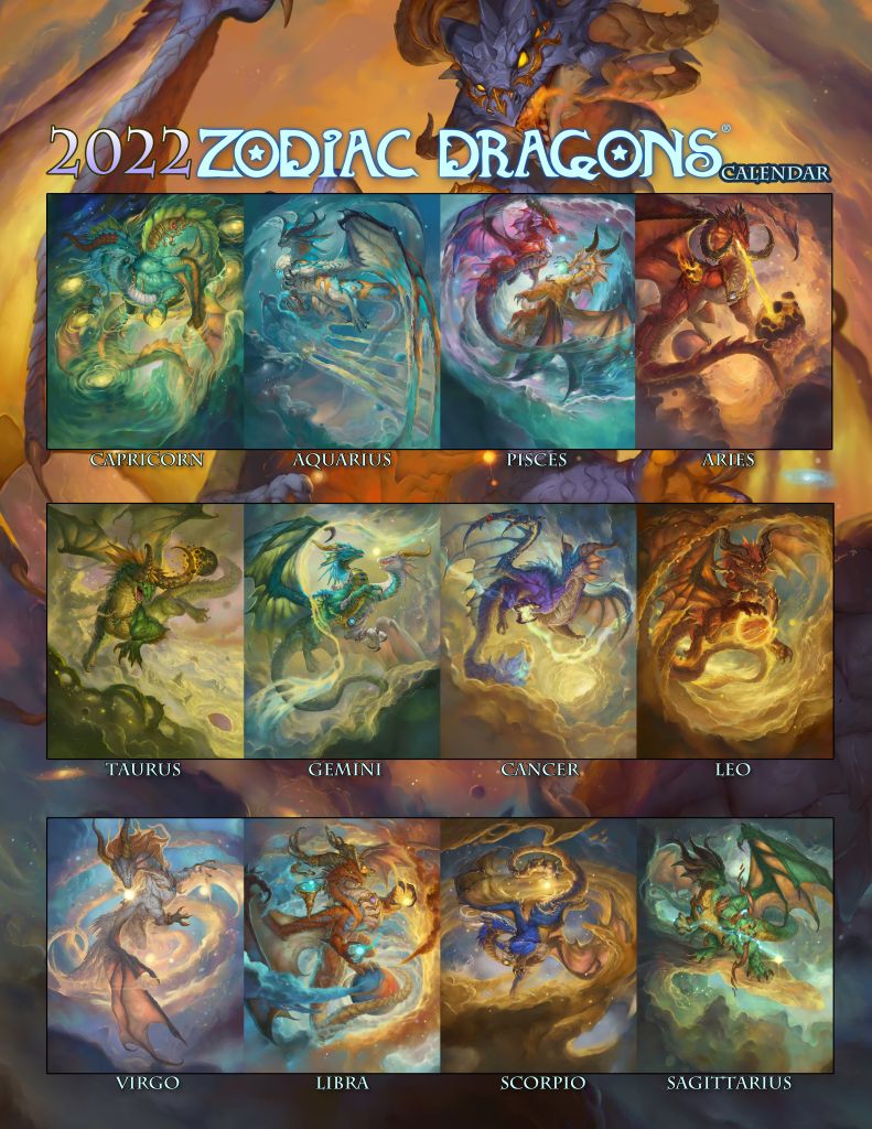 2022 Zodiac Dragons Poster